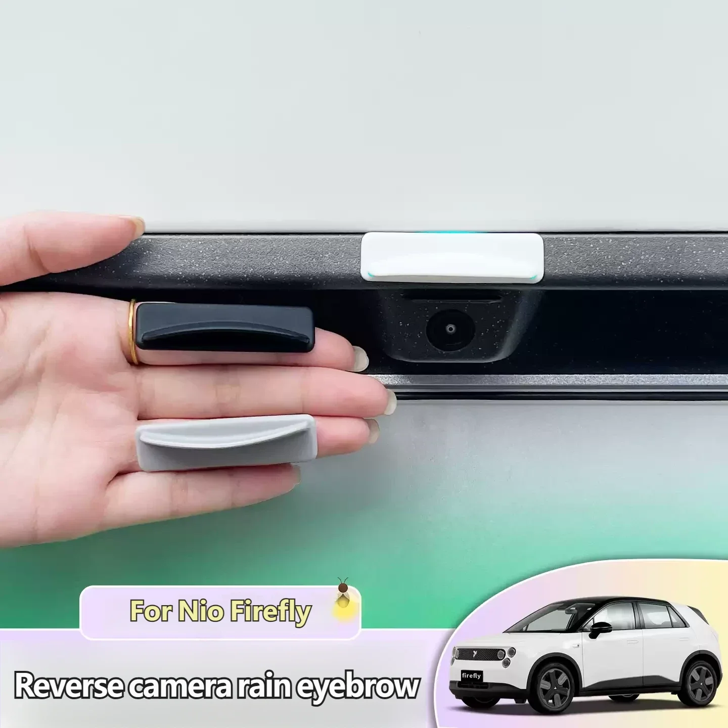 For Nio Firefly Reverse Camera Rain Cover Rear Camera Car Rain Cover Car Reverse Camera Rain Cover Rain Eyebrow Accessories