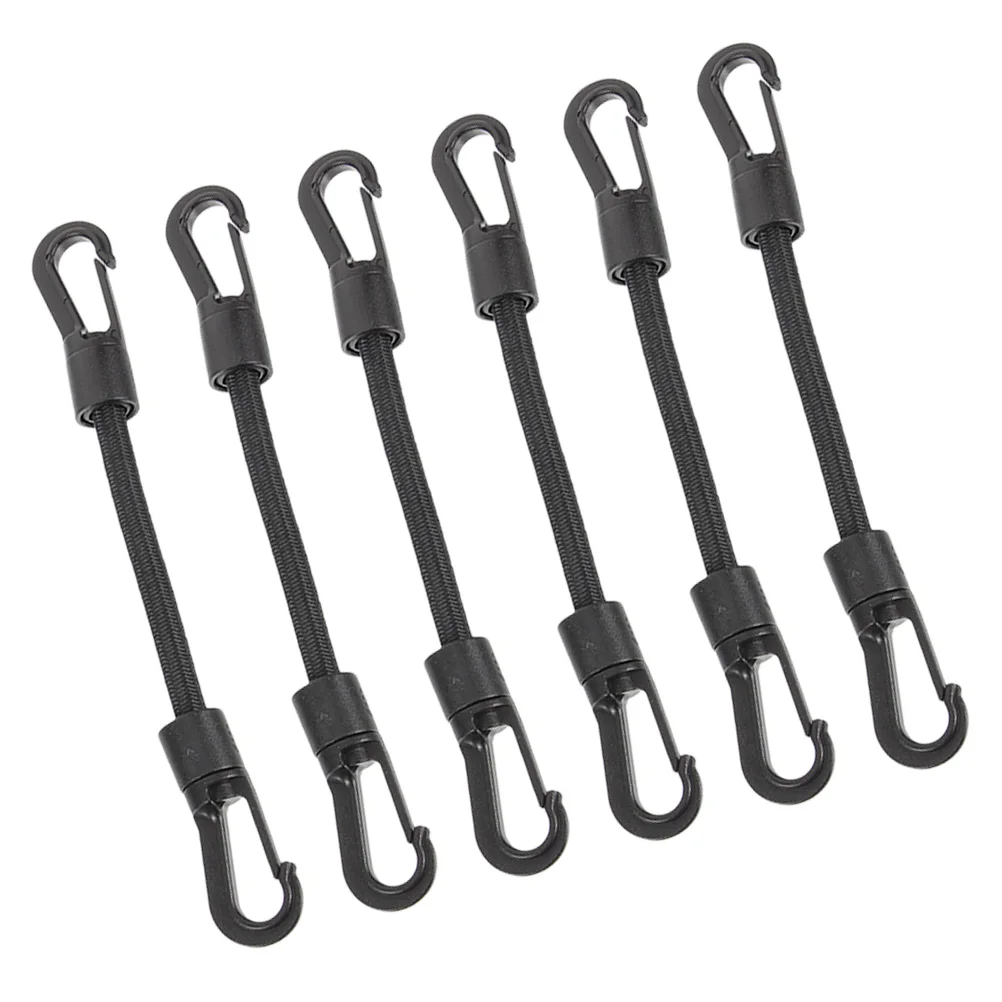 

Elastic String Hook Heavy Duty Bungee Cords with Hooks Small Camping Accessories