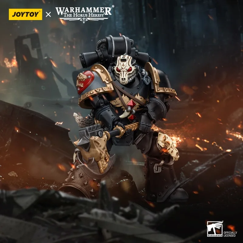 [Spot goods]1/18 JOYTOY Warhammer 40k Action Figure Space Wolves Leman Russ Primarch of The VIth Legion Deathsworn Pack 2 Model