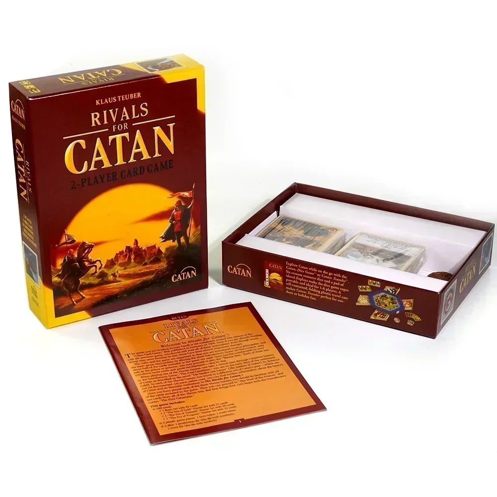 English version catan board game puzzle leisure toy game card 25th anniversary edition playing games 2-8 people party card games