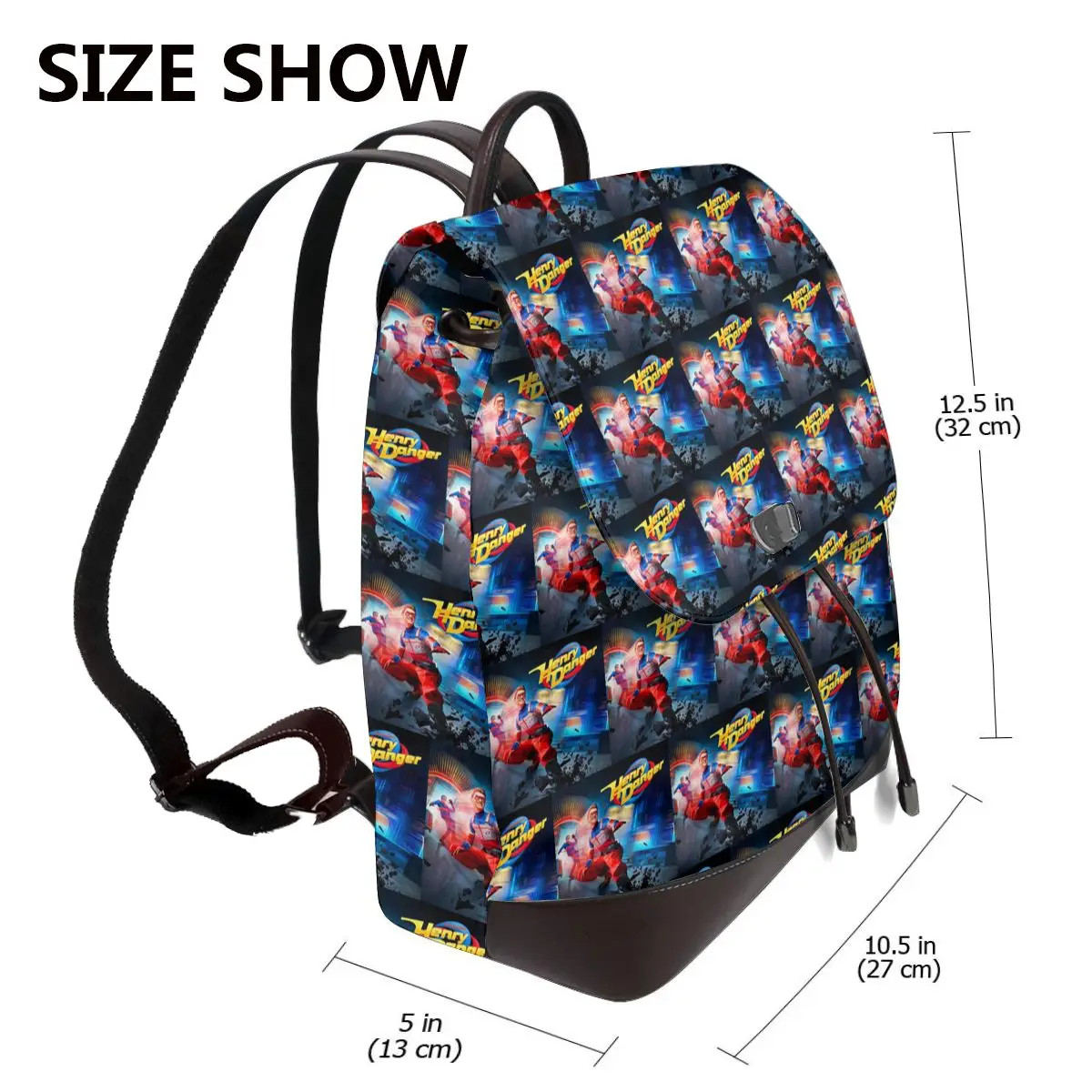 Henry Danger Bookbag School Student Bags Hiking Travel Daypack for Women Fashion Derma Backpack