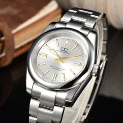 Fashion Casual NH35 Automatic Movement Watch For Men Modified By Oyster Watches 40mm Customized S Logo DIY Logo Waterproof Clock