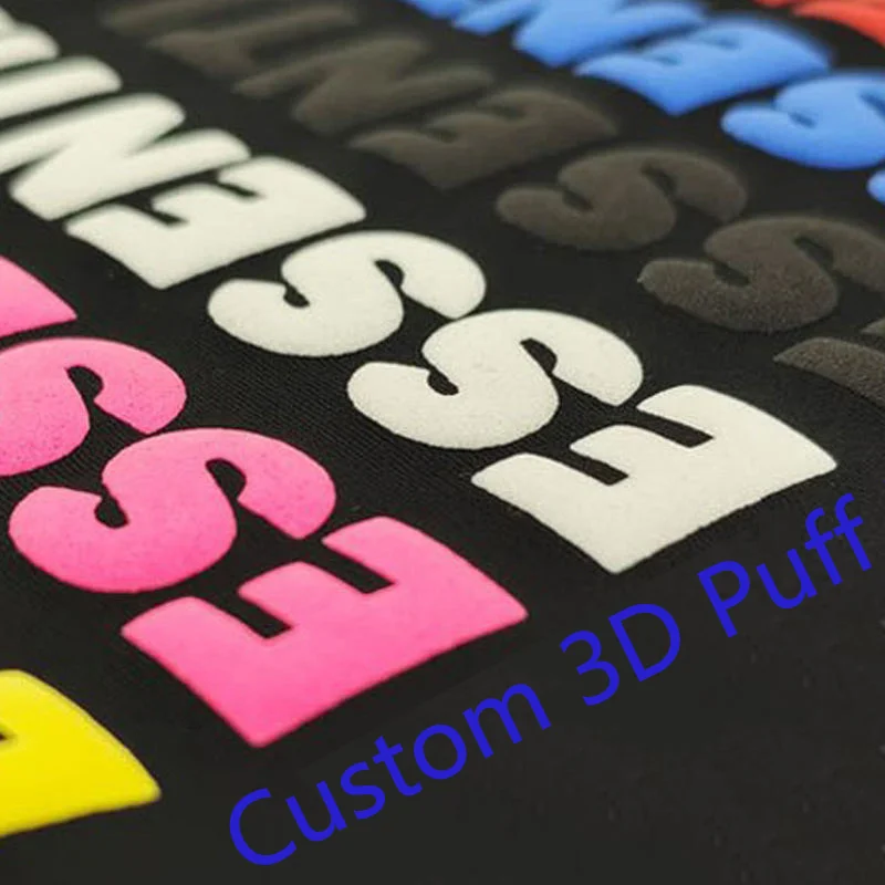 Custom 3D Puff Print T-Shirts & Heat Transfer Vinyl Stickers for Clothing, Bags, and Hats Decor