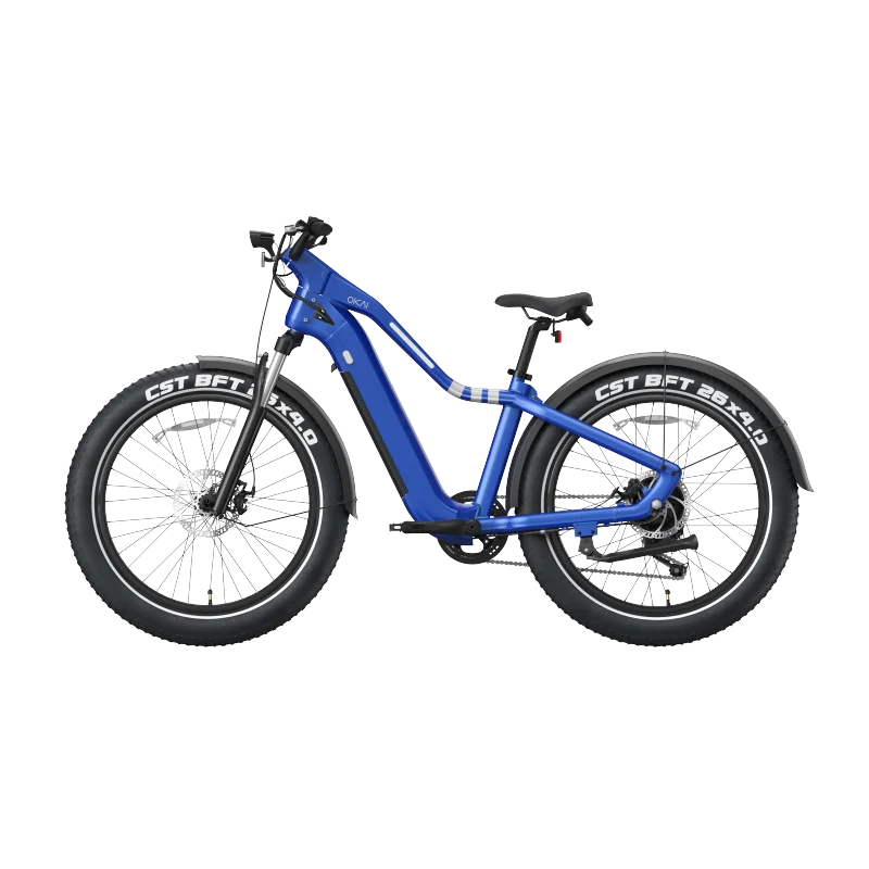 

26-ступенчатый электрический горный велосипед — синий