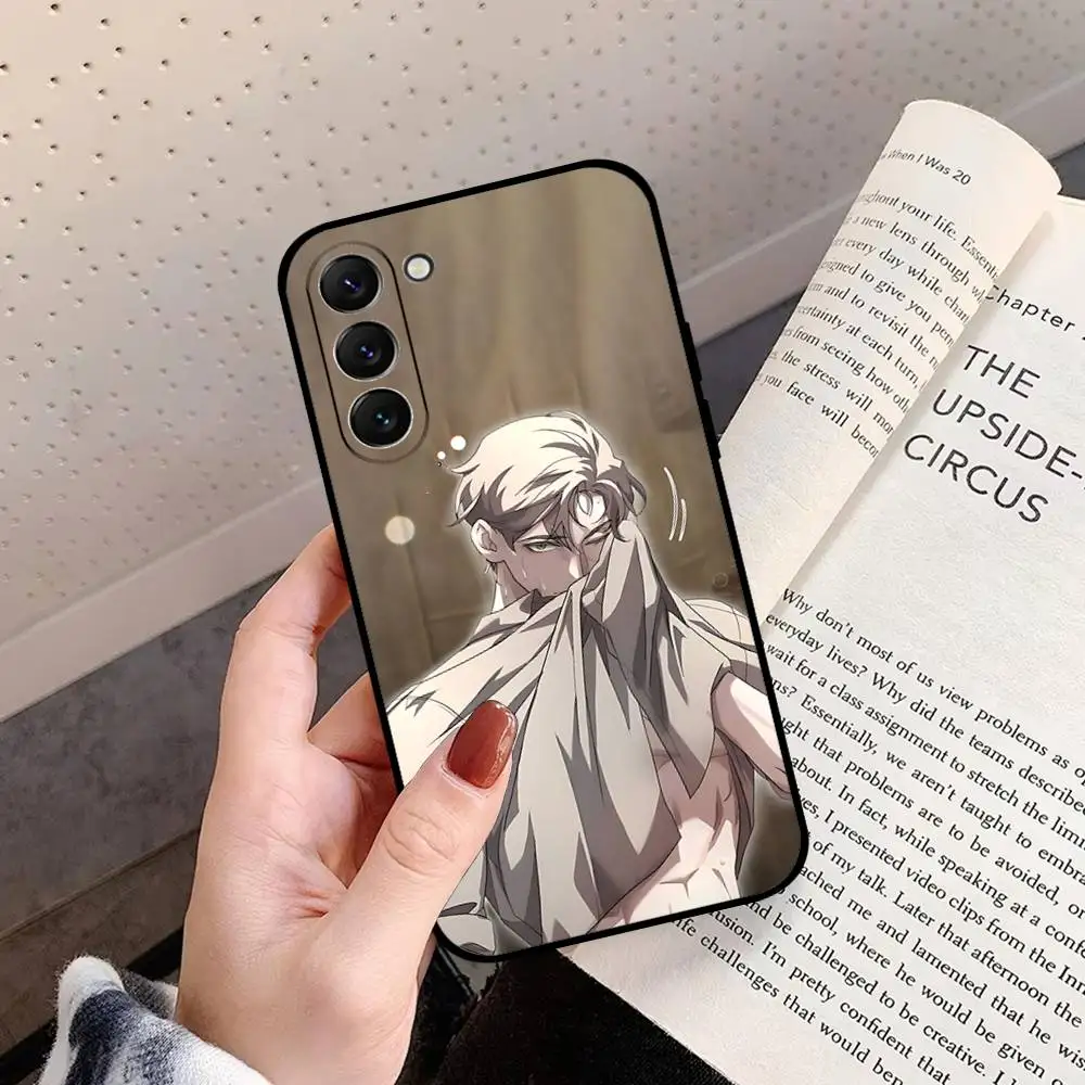 حافظة هاتف Omerta BL Manhwa لهاتف سامسونج S24/S25/S22 S30/A51 52/Lite/Ultra/5G/Plus/FE - حماية رفيعة ضد الصدمات باللون الأسود #3