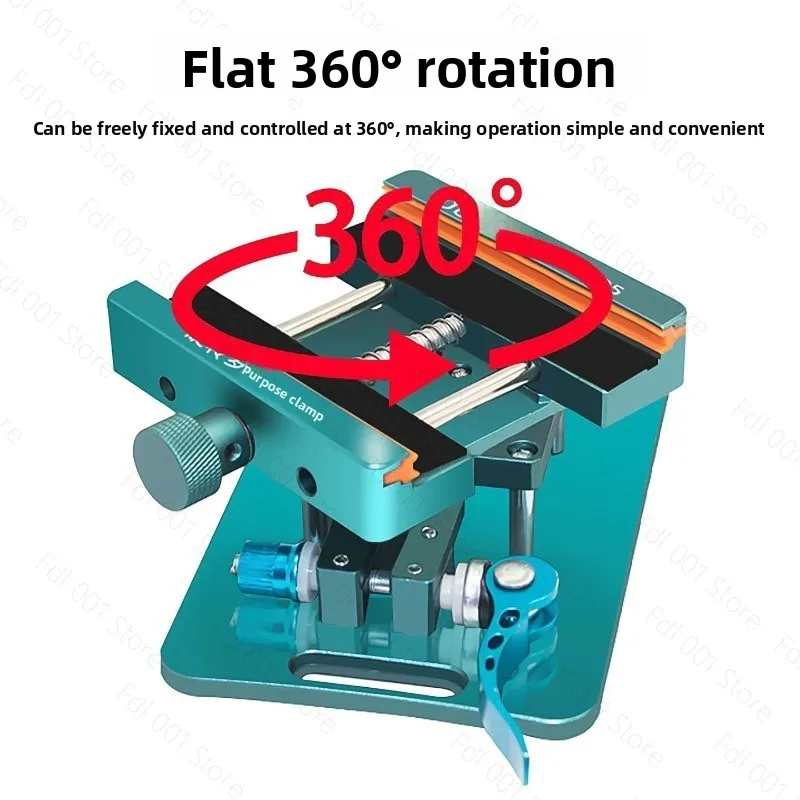 Mobile phone X removes the back cover glass fixture 360 degree rotation main board fixing fixture, mobile phone maintenance tool