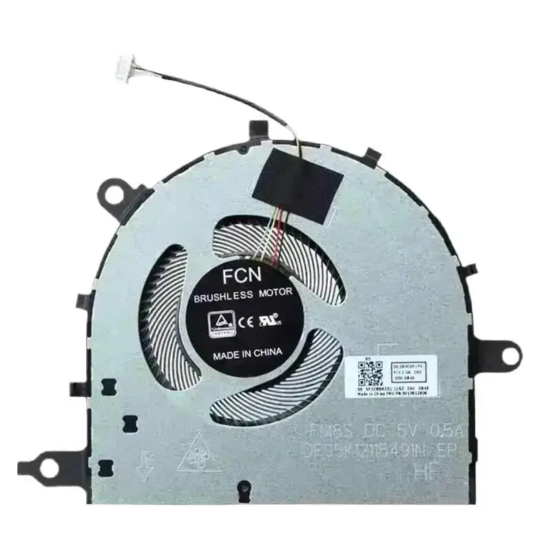 SJ جديد مروحة تبريد الكمبيوتر المحمول ل Xiaoxin 15-ARE 15-IIL 2020Xiaoxin Air 15ITL 15ACL 2021 5F10S13906 FM8S DFS5K 12115491 #4