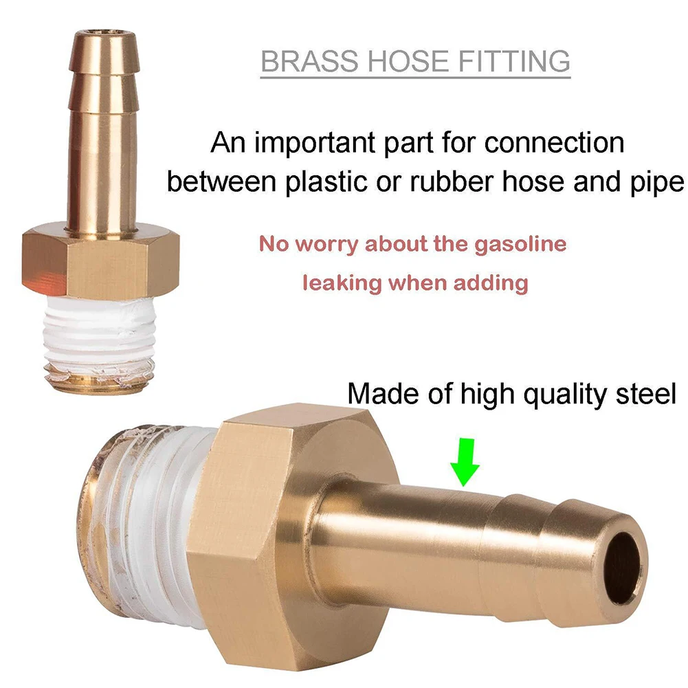 Aluminum Extended Run Brass Hose Fitting Extended Gas Cap Oil Funnel For Honda Generator EU1000i EU2000i EU2200i EU2200ic Series