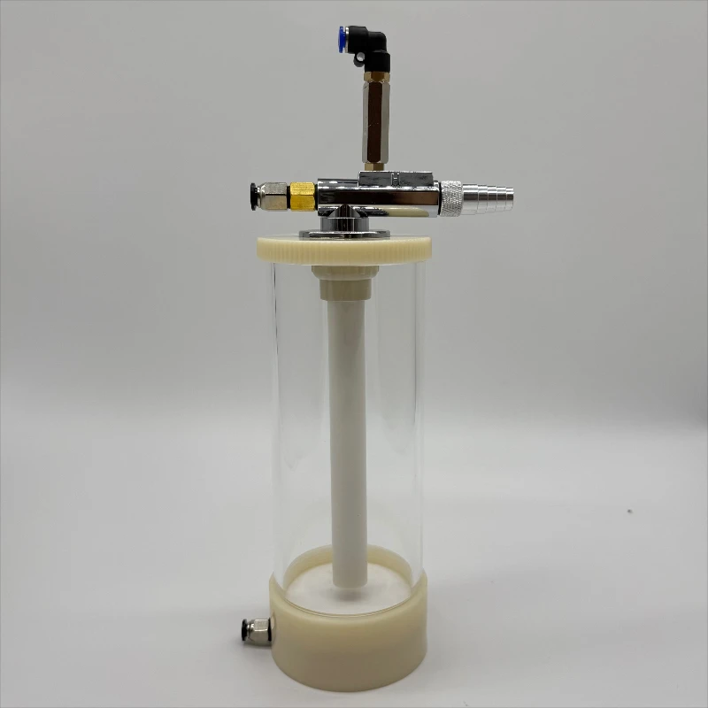 1L Test Electrostatic Powder Coating Cup Hopper / Powder Injector Pump