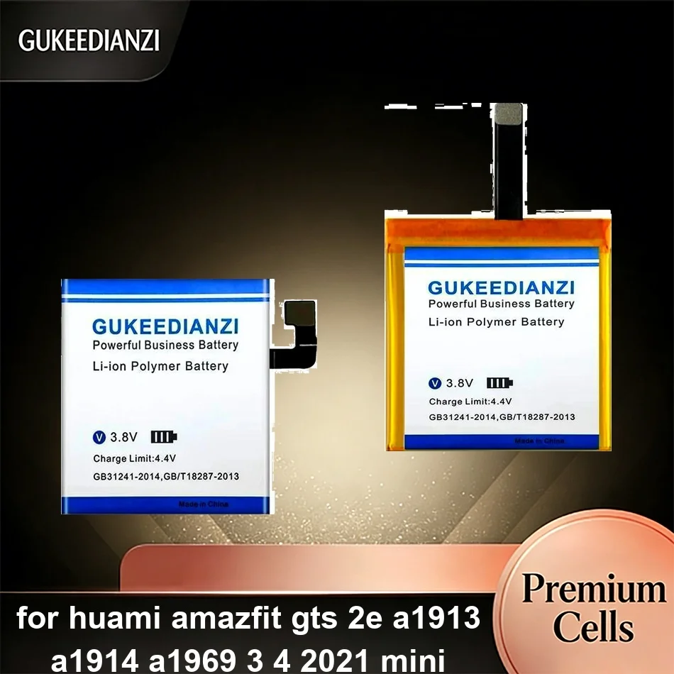 

Батарея для часов Durable PL551825 (с кабелем) PL462023 320-530 мАч для Huami Amazfit Gts 2E A1913 A1914 A1969 3 4 2021 Mini