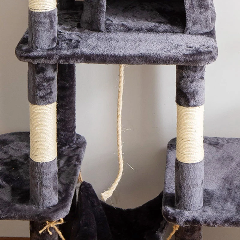 الجملة شعبية كبيرة متعددة الطبقات القط تسلق الإطار القط برج الفاخرة أفخم القط تسلق شجرة مع لوحة الخدش