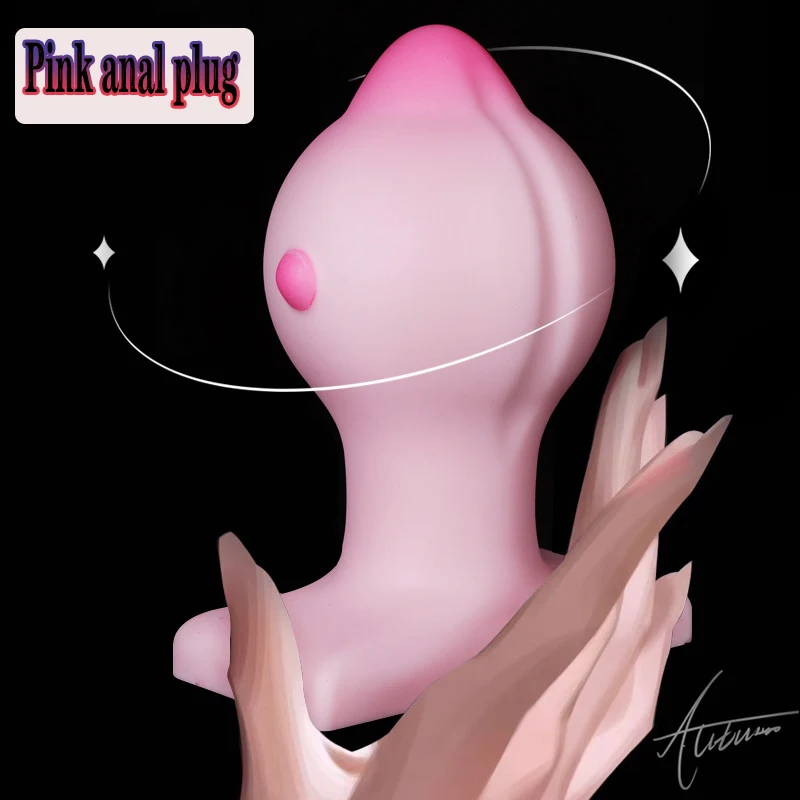 New Silicone Vagina Anus Expansion Prostate Massage Ass Dilator Super Huge Anal Plug  Dildo Anal Sex Toys For Men Women