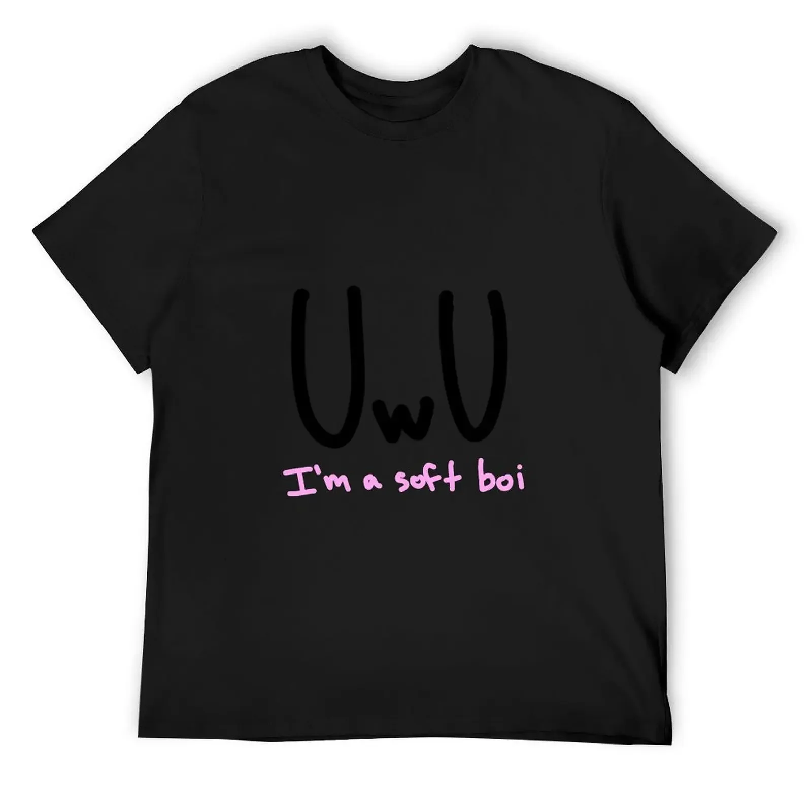 

uwu i'm a soft boi T-Shirt custom t shirt affliction shirts luxury t-shirt t shirts for men
