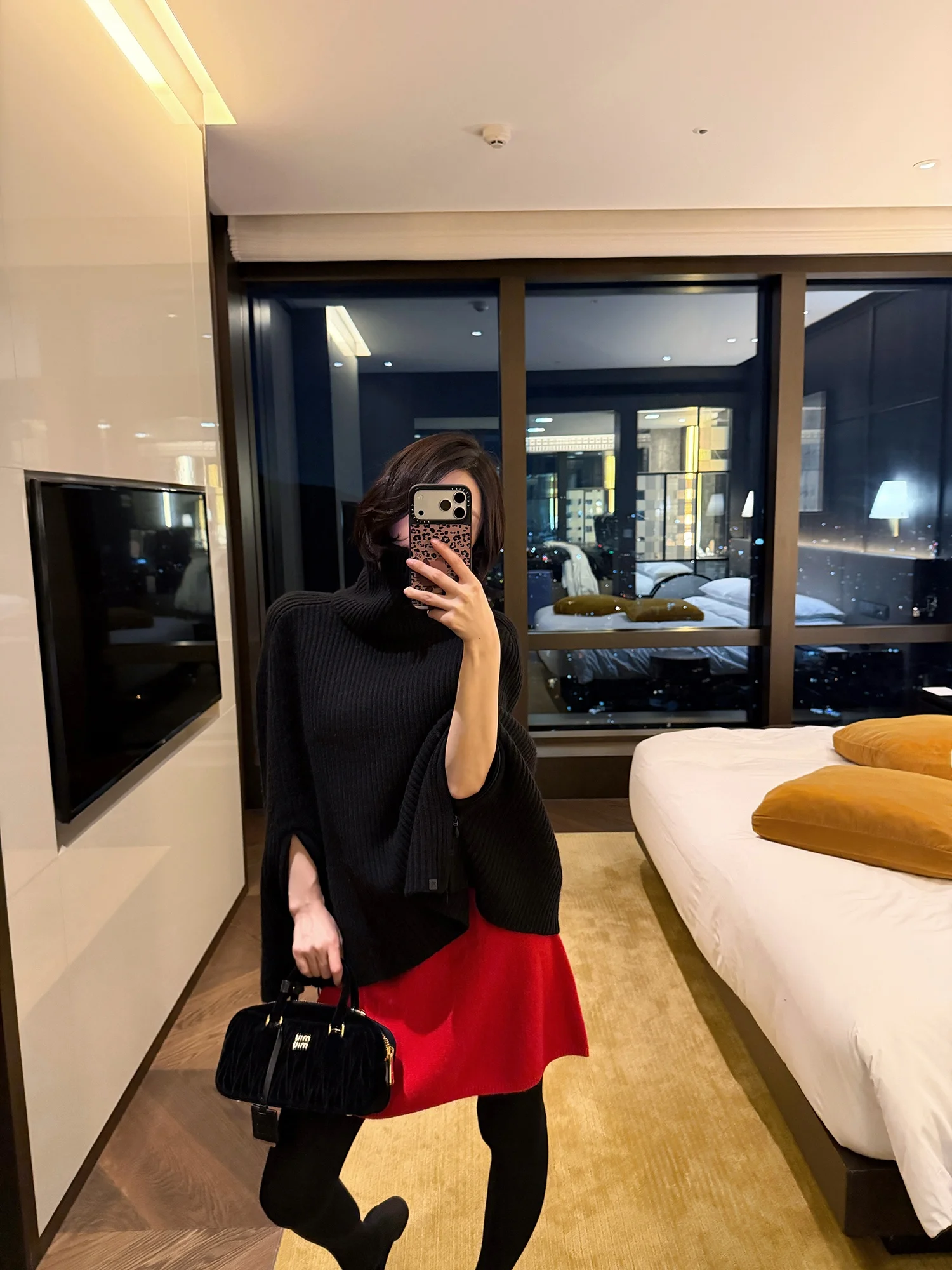 

Ультратонкая юбка из 100% чистой шерсти, вязаная, женская, с высокой талией, А-силуэт, повседневная, для ежедневной носки, FORNIYOYO, свободного кроя, средней длины