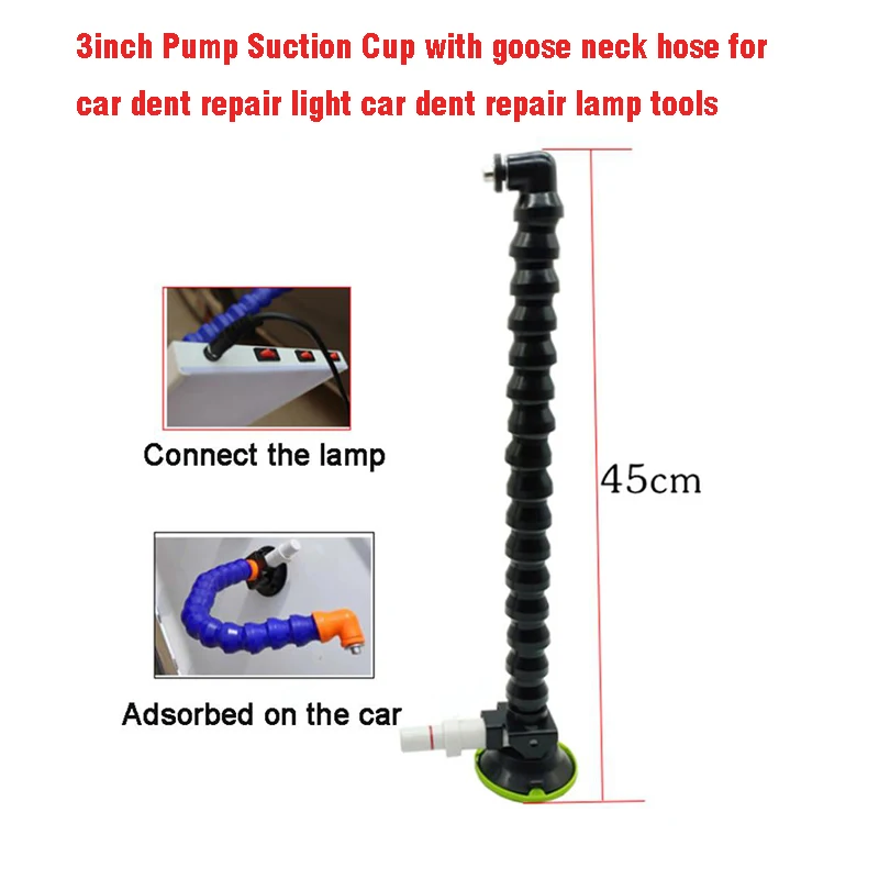 Universal Dent Repair Tool Paintless Dent Repair Kit 3 Inch Pump Suction Cup with 360 Degree