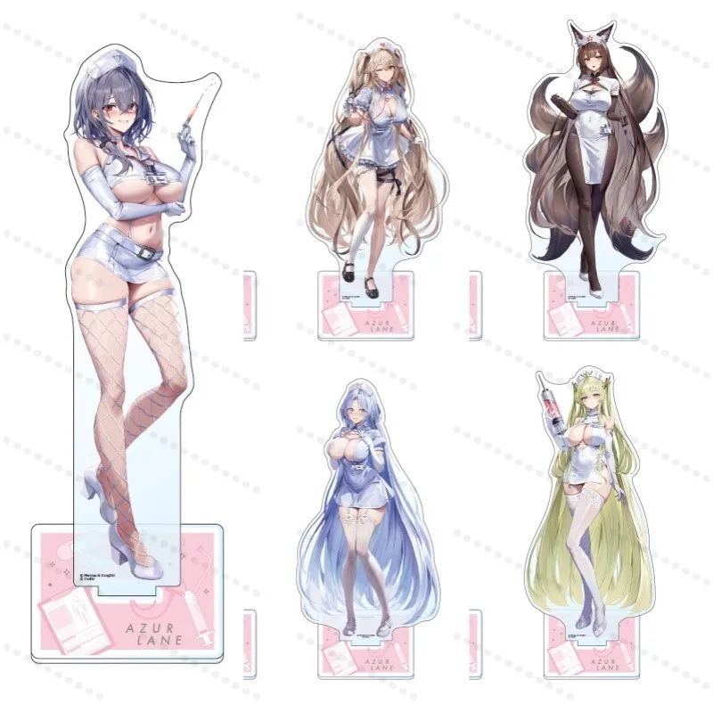 

Popular Game Azur Lane Creative tand 15cm Acrylic Standing Plates Ornaments Boys and Girls Collect Toys Gifts