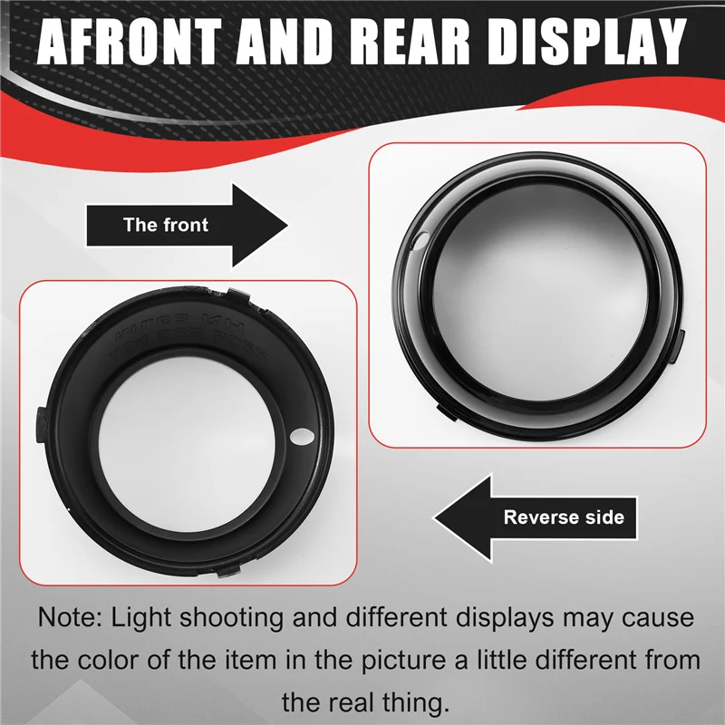 

For W164 Ml63 AMG Auto Front Fog Light Cover In Gloss Black(Part Numbers,)