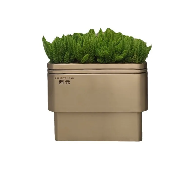 

Уличная кашпо из нержавеющей стали, кованая железная кашпо, городская цветочница, для коммерческих объектов, для уличного применения