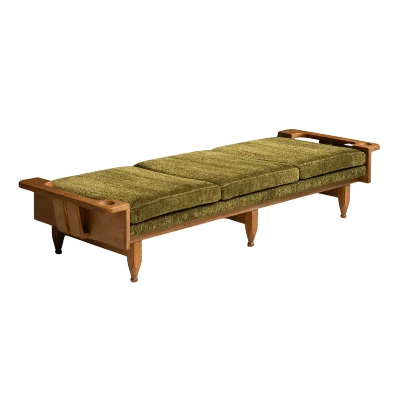 

Nordic minimalist solid wood living room sofa, side stool bedroom retro bedside home shoe changing stool