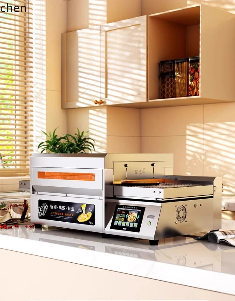 ZML Commercial Pizza Tunnel Furnace Chain Burger Egg Tart Bread Hot Air Circulation Furnace