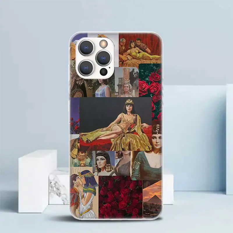 Pharaoh Ancient Egypt Cleopatra Soft Cover for iPhone 16 15 14 Pro