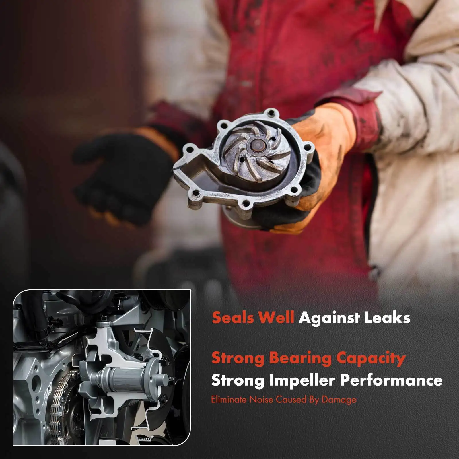 Pompe à eau et joint pour Toyota Highlander RAV4 Camry Scion tC, 2,5 l, 2,7 l, 1610009515, 2009-18