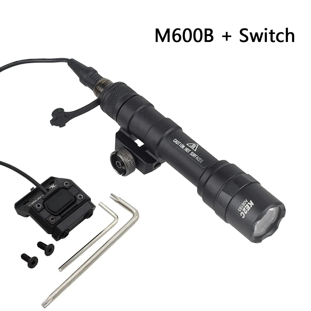 التكتيكية الوحدة وزارة الدفاع زر مفتاح الضغط 2.5 3.5 SF التوصيل الادسنس بندقية قوية بندقية كشاف ضوء Surefire M600 M300 PEQ15 #4