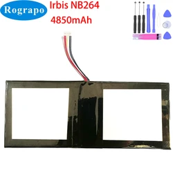 New 7.6V 4850mAh For Irbis NB264 Notebook Laptop Battery 10 PIN 7 Wire Plug Tools