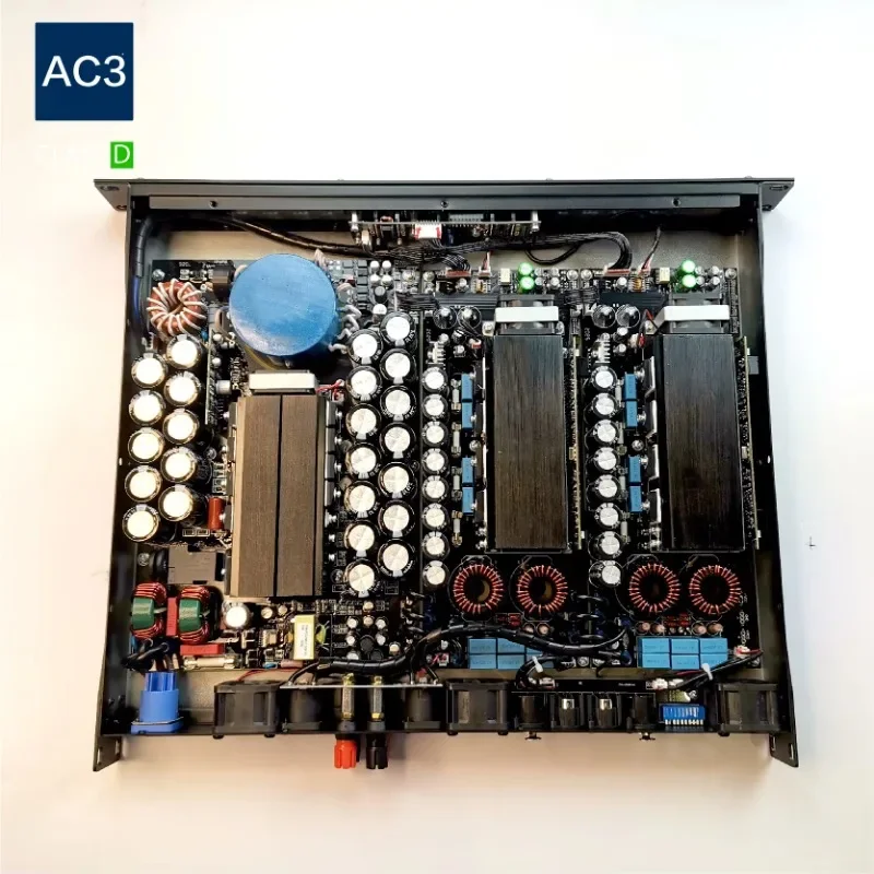 Professional 1U Two Channels Digital Power Amplifier 1600w Suitable for Performance Sound System