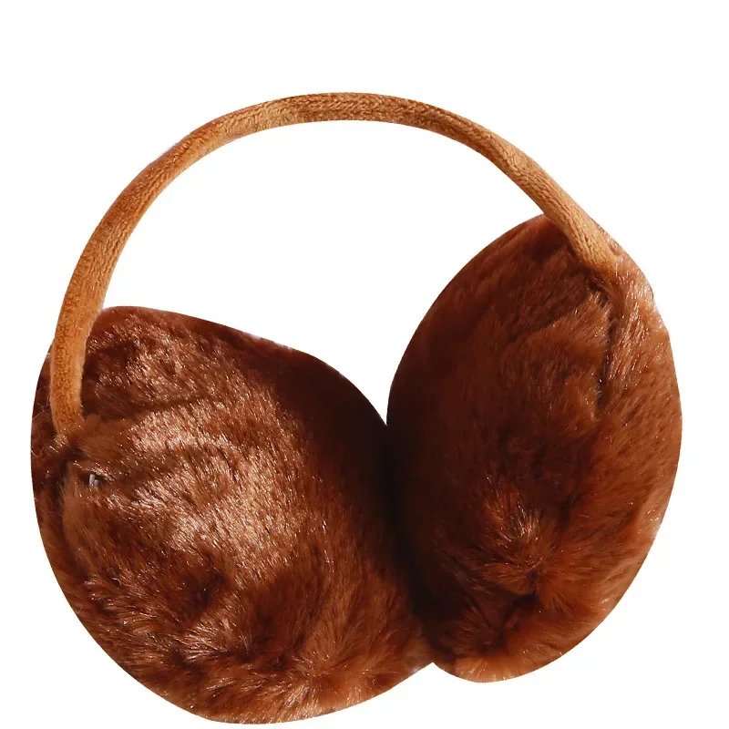 Nuove signore di colore solido pelliccia paraorecchie paraorecchie autunno e inverno caldo e confortevole Unisex sci pelliccia cuffie Casque carino