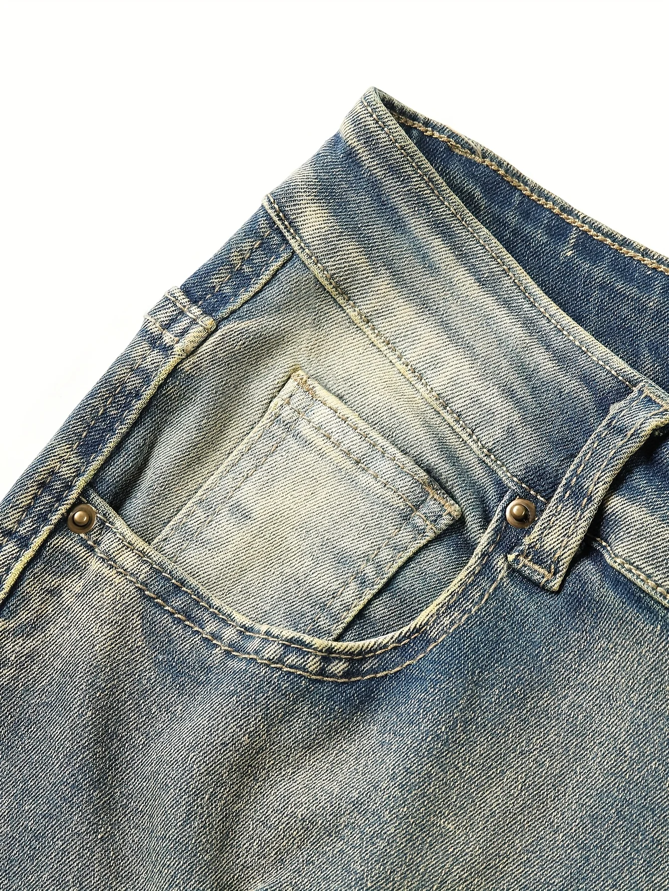 جينز مطاطي ممزق للرجال الأوروبيين والأمريكي مع هامش - الخيار الأفضل لملابس الموضة