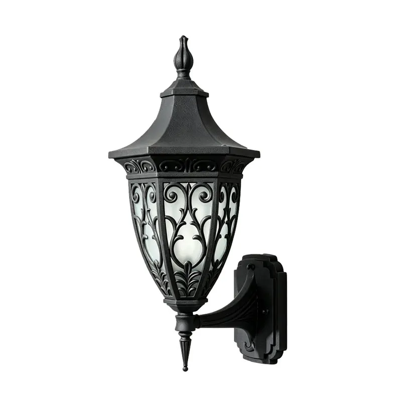 European Style Outdoor Wall Lamp - Waterproof Landscape Lighting for Courtyard Villa Entrance Balcony Home Decor
