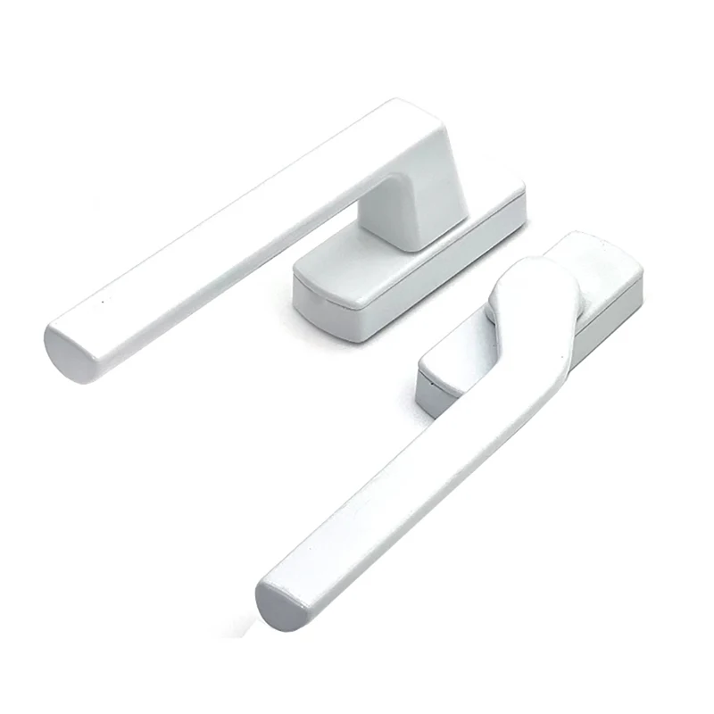 108 Broken Bridge Plastic Steel Window Broken Bridge Aluminum Alloy System Flat Open Window Square Axis Fork Handle Accessories
