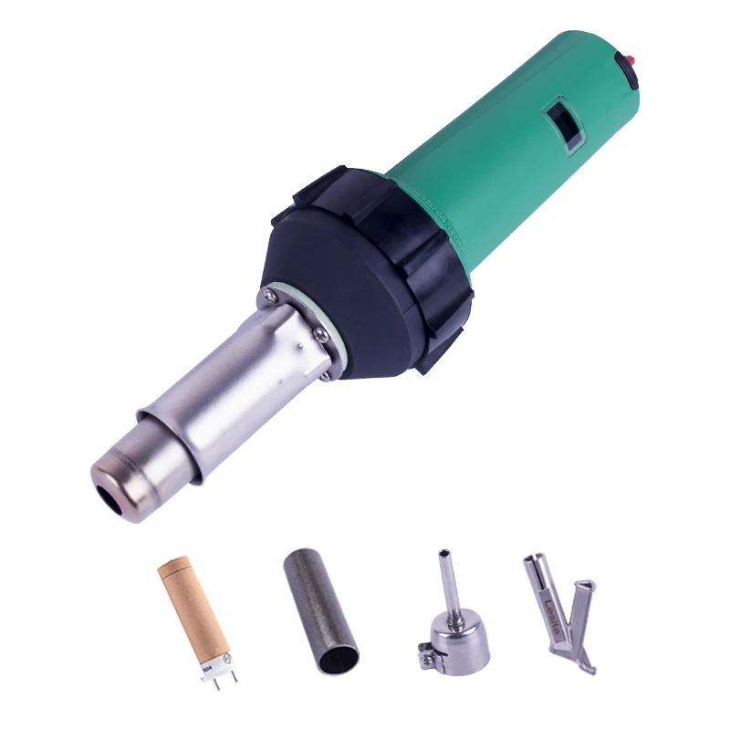 Hot air gun digital temperature control pvc plastic floor leather welding gun pp electrode plastic plate hot melt welding gun