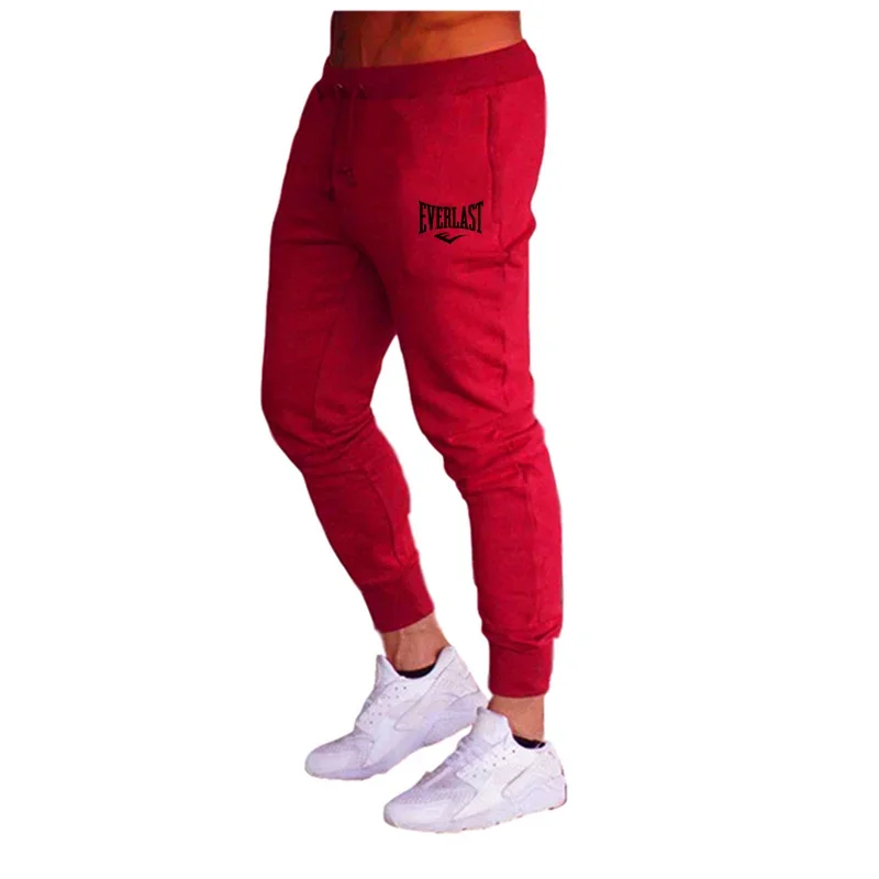 جديد السراويل المطبوعة الخريف EVERLAST الرجال/النساء تشغيل السراويل ركض Sweatpant الرياضة بناطيل كاجوال اللياقة البدنية الصالة الرياضية تنفس السراويل