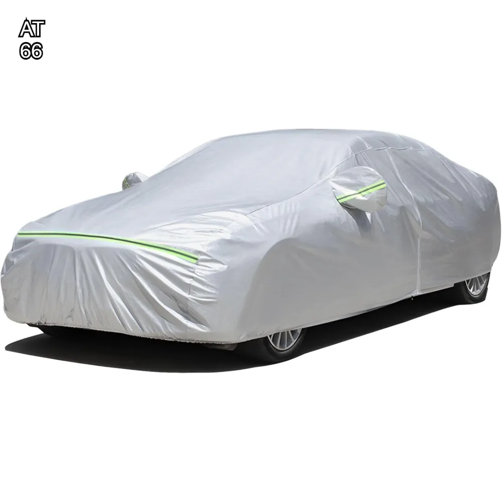 

Universal Sedan Car Cover Waterproof All Weather 6 Layer Heavy Duty Outdoor Rain Sun Snow Protection with Zipper