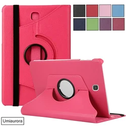 For Samsung Galaxy Tab A 8.0 inch 2015 SM-T350 SM-T355 SM-P350 P355 360 Rotating Stand Tablet Case Flip Pu Leather Cover Funda