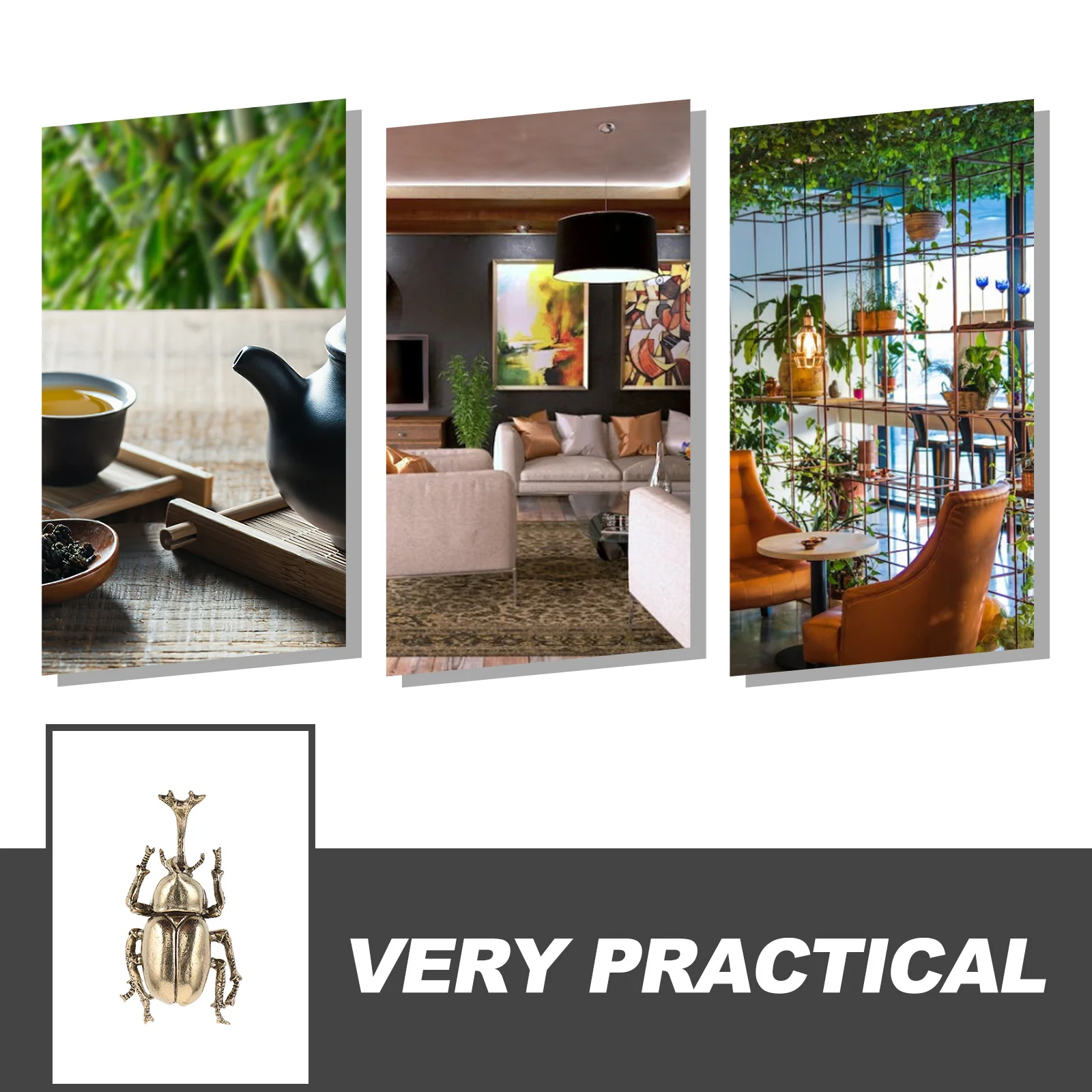 خمر البرونزية خنفساء النحاس الشاي الحيوانات الأليفة مكتب صغير سطح المكتب الديكور الصلبة المعادن خنفساء النحت للديكور المنزل #4