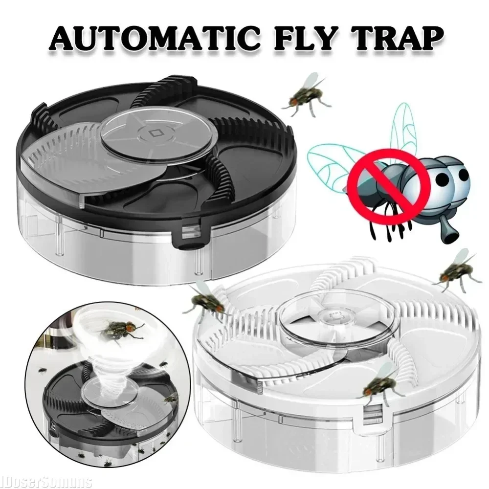 Automatic Pest Catcher USB Rechargeable Pest Catcher Device Quiet Removable Insect Pest Catcher Household Home Kitchen Flytrap