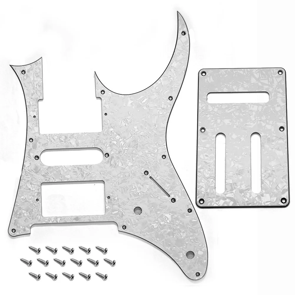 FOR IBANEZ IB 7V Electric Guitar Pickguard Scratch Plate 3 Layer 10 Holes Electric Guitar Pickup Guard String Instruments Parts
