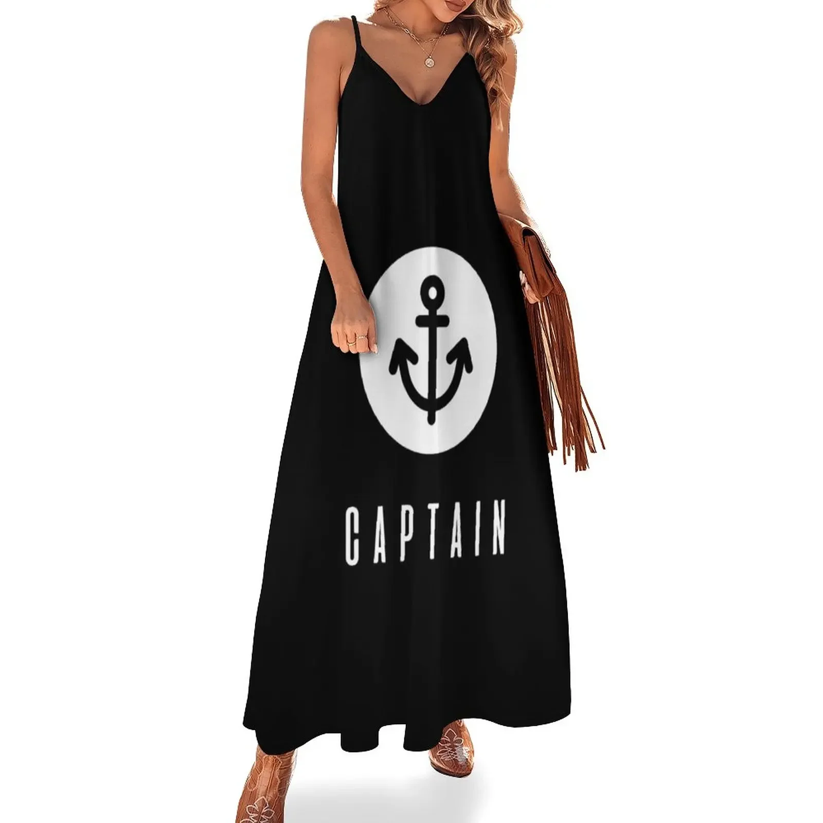 

Sailing Sail Boat Water Sports Crew Trip Sleeveless Dress Women's summer long dress evening dresses women evening dress