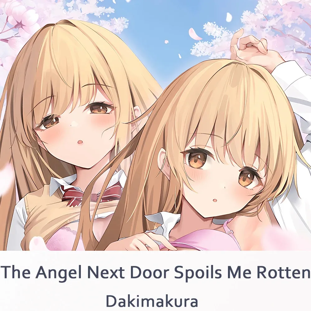 

The Angel Next Door Me Rotten Dakimakura 2WAY Hing Body Case Anime Pillow Cushion Cover Xmas Gifts