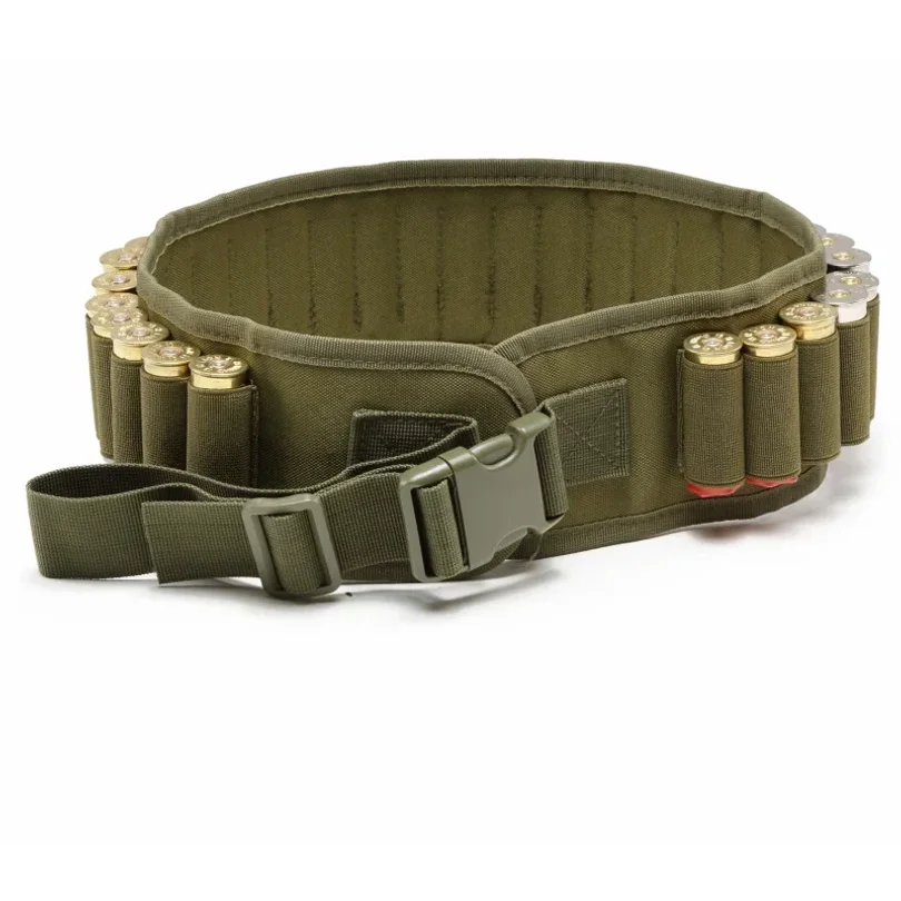 

30 Round Shell Holder Belt Training Hunting Accessories Outdoor Sports 12 Gauge 12GA Ammo Bandolier Cartridge Waist Belts