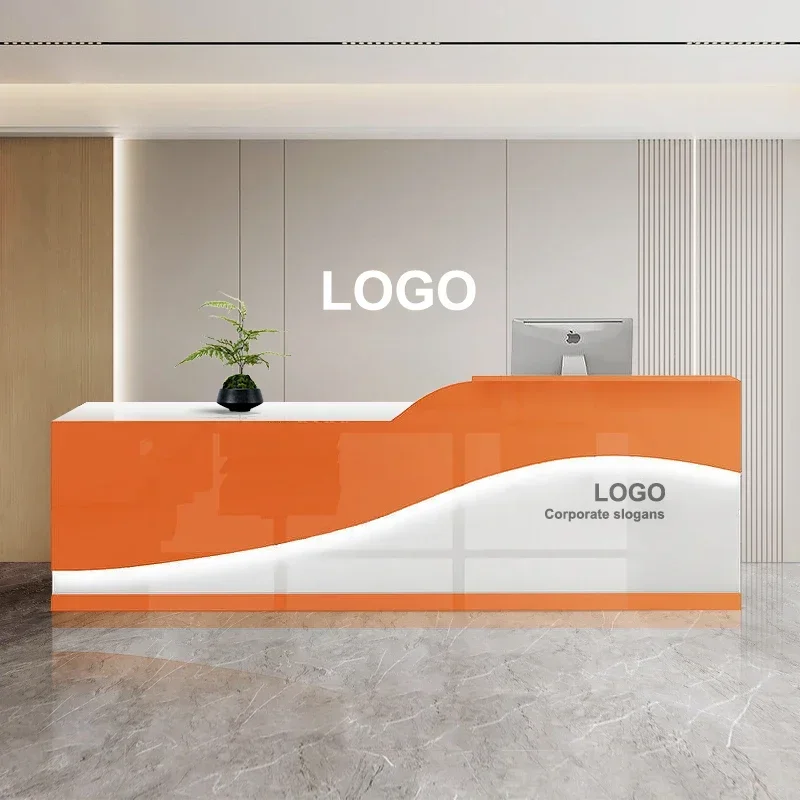 

Trendy Classic Beauty Reception Desks Design Stylish Nordic Retro Reception Desks Office Elegant Mostrador Commercial Furniture