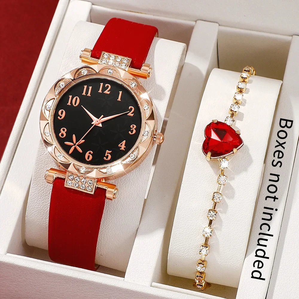 Trendy 2-Piece Quartz Watch & Accessory Bundle | Perfect Versatile Gift for Daily Wear