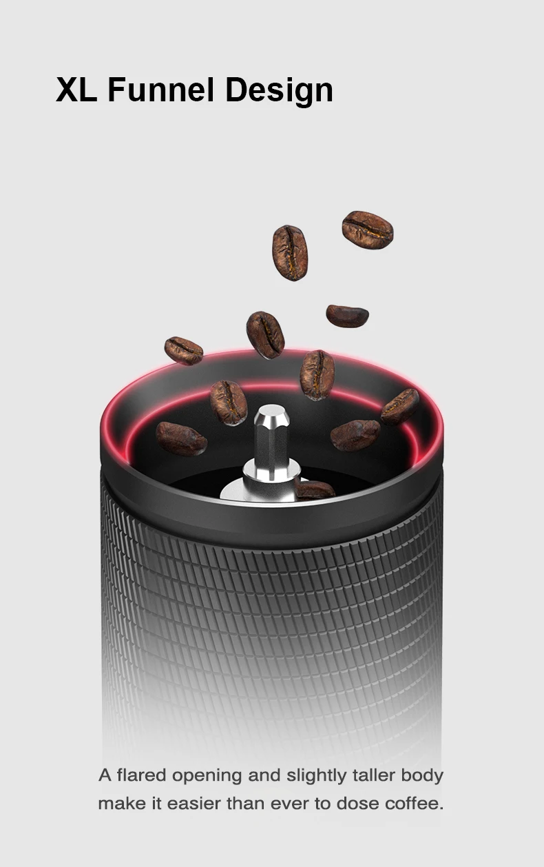 TIMEMORE Chestnut C5ESP PRO Portable Manual Coffee Grinder Foldab Handle Design S2C 42mm Burr Inside Higher Grinding Efficiency