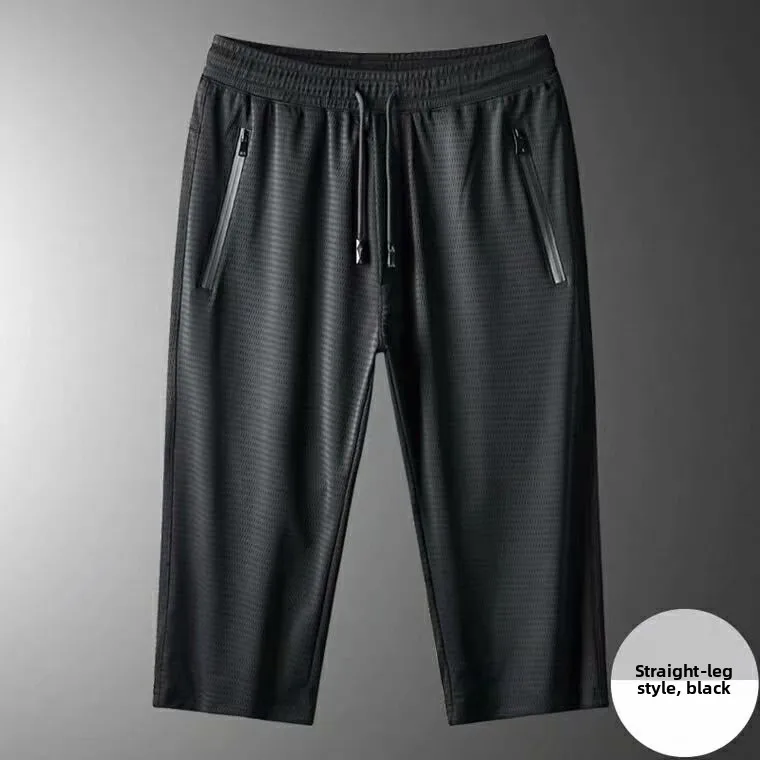 Capri pants straight leg black