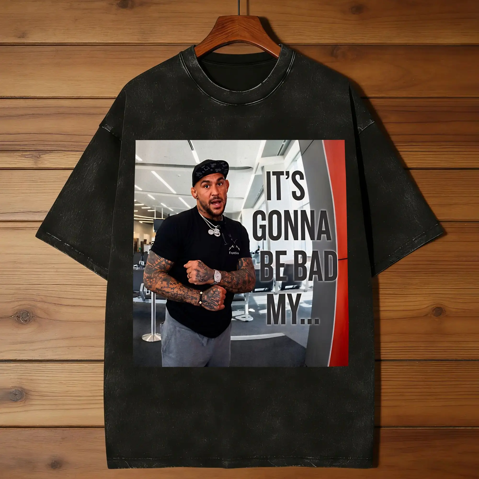 Dustin Poirier Its Gonna Be Bad IGBBMN T-Shirt  Novelty T Shirts Short Sleeve Vintage Tops Beach Casual O Neck Oversize Tees
