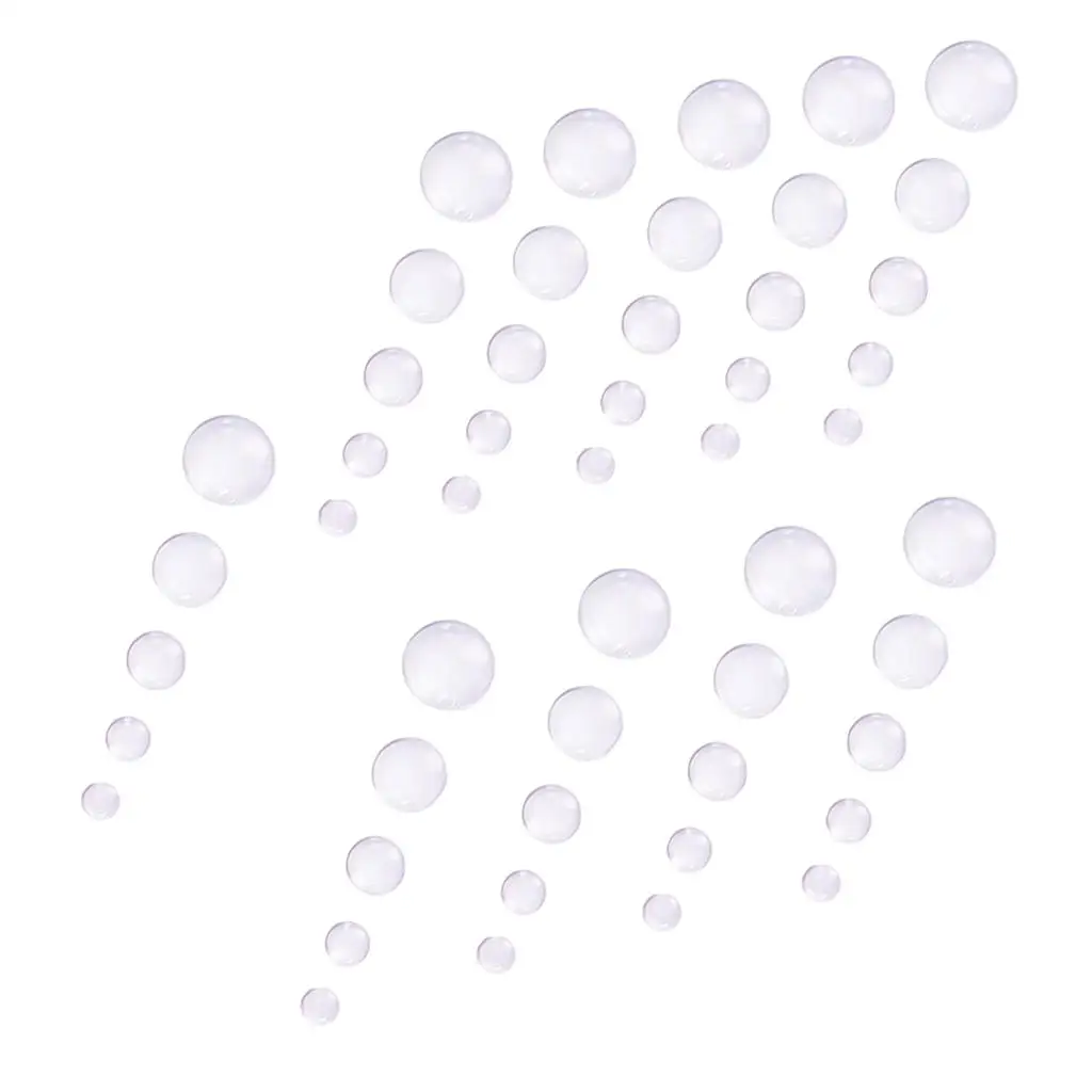 Jewelry Making Supplies Glass Dome Cabochons Flat Back Crystal Beads for Craft Accessories Pendants Necklaces