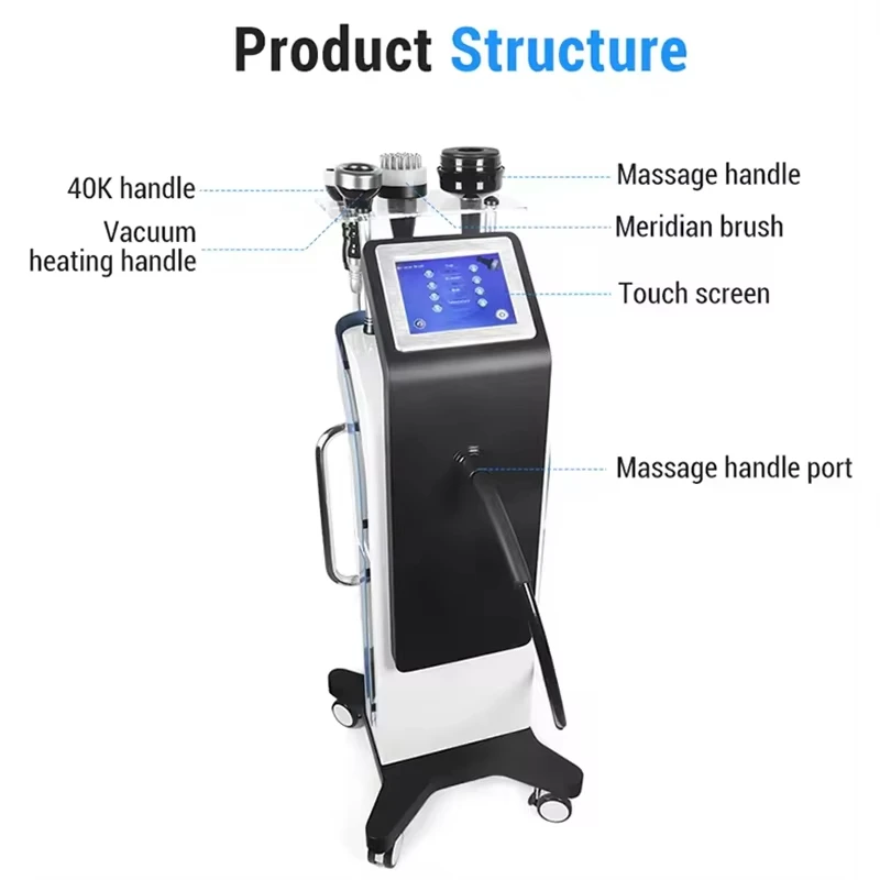 Body Shape Ultrasonic Cavitation Vacuum System Body Massage Anti Cellulite 40K Body Slimming Machine